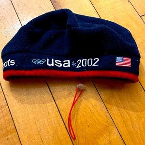 ROOTS Official 2002 Olympic Team Fleece Beret Hat